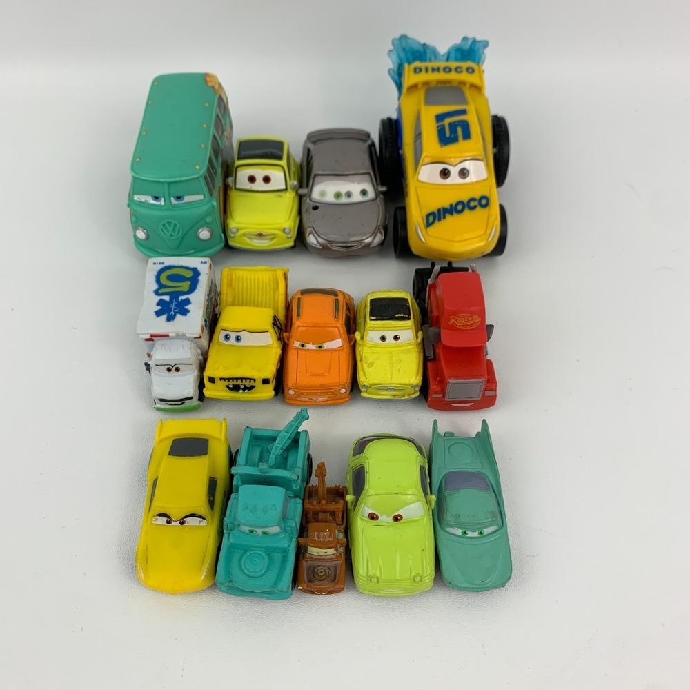 Mattel Disney Pixar Plastic Cars Toy Lot Fillmore Mater Sally Mack Cruz Rami - Picture 4 of 14